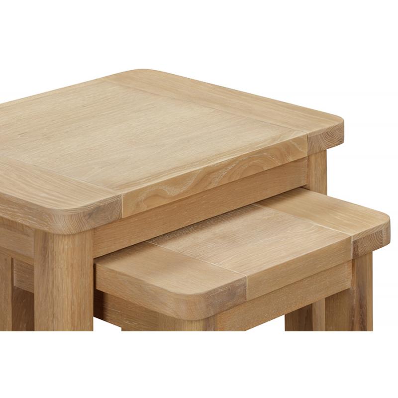 Chalais Oak Nest Of 2 Tables